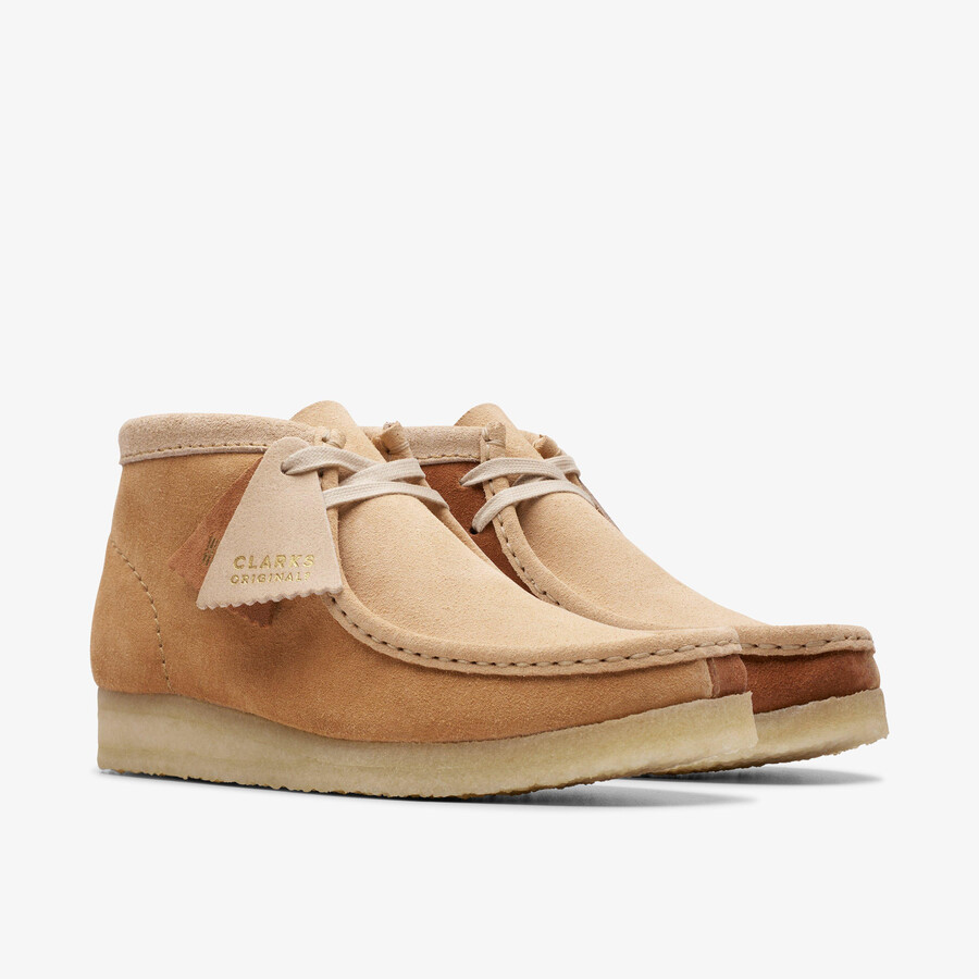 buty wallabee – połączenie koloru brązowego